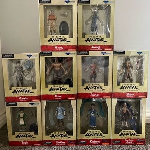 Avatar the Last Airbender 10 Figure set Diamond Select